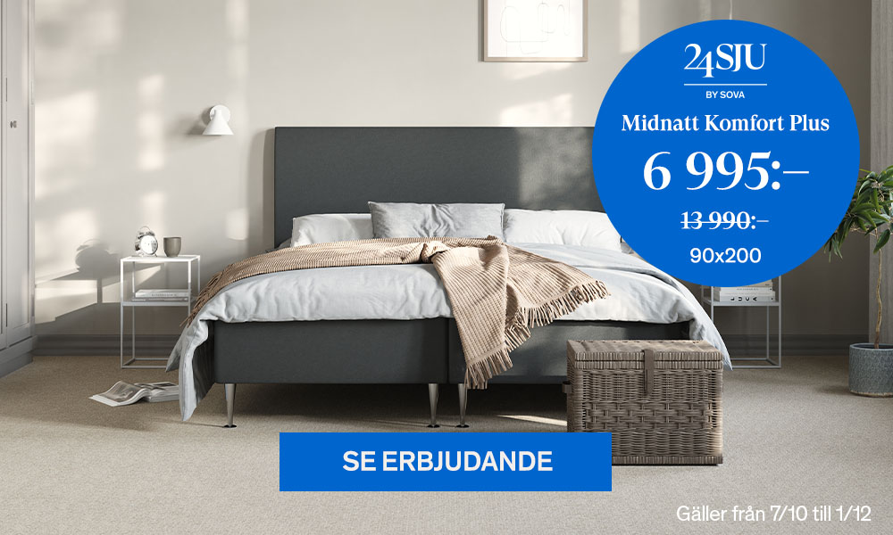 Midnatt Komfort Plus Ramsäng 6 995:-